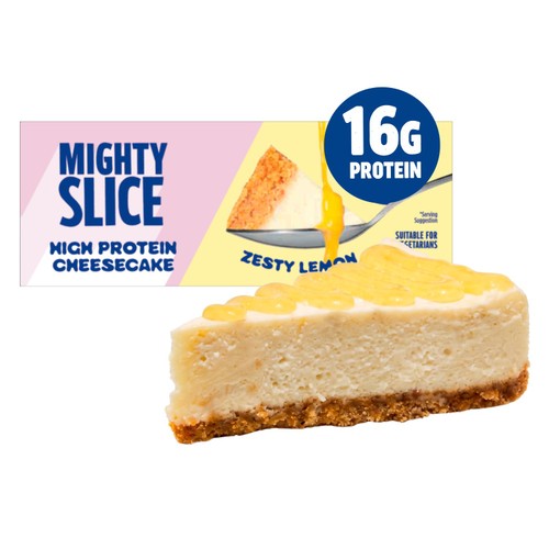 Mighty Slice Zesty Lemon High Protein Cheesecake 115g