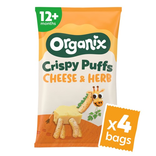  Organix Cheese & Herb Puffs 10+ Months