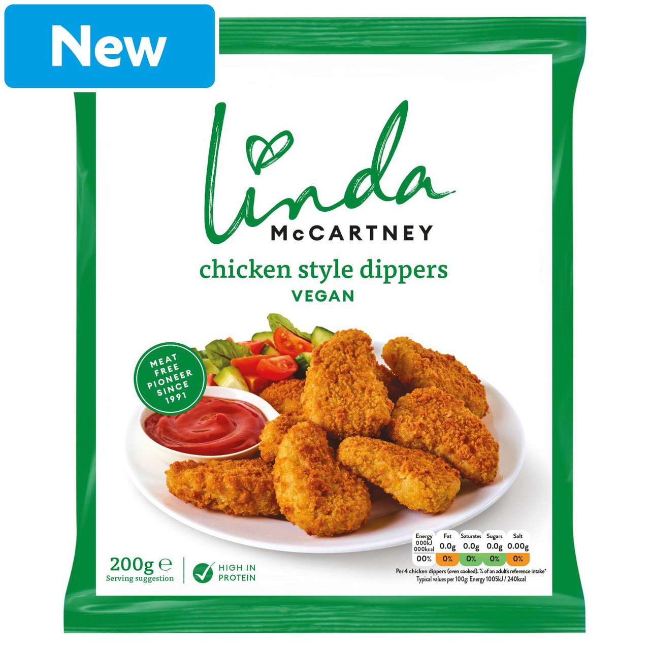Linda McCartney Chicken-Style Dippers 200g