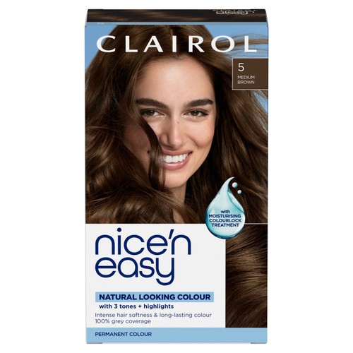 Clairol Nice n Easy Creme Permanent Hair Dye - 5 Medium Brown