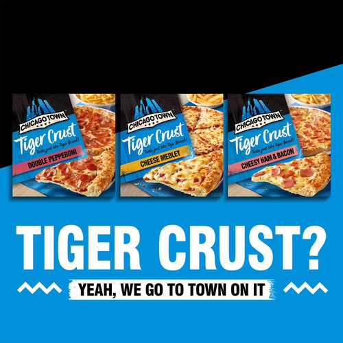 Chicago Town Tiger Crust Garlic Bread Cheesy 