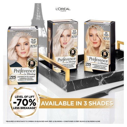 L'Oreal Paris Preference 11.11 Venice Ultra-Light Cool Crystal Blonde