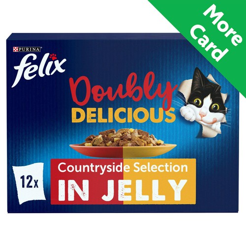 Felix Doubly Delicious Meat Selection in Jelly Wet Cat Food