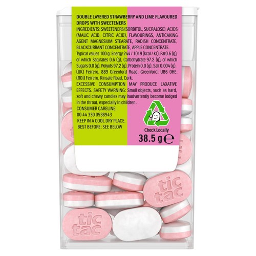 Tic Tac Two Strawberry Lime 