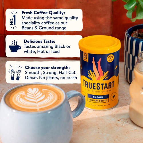 Truestart Barista Grade Instant Coffee   100g