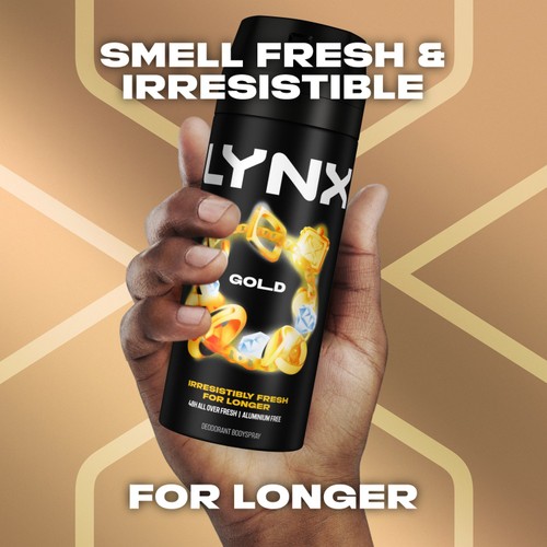 Lynx Gold Body Spray Deodorant For Men 150ml