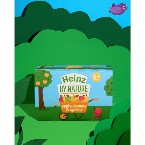  Heinz Apple, Banana & Apricot 6+ Months  Baby Food Dessert Pots 