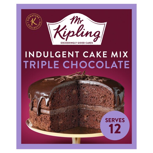 Mr Kipling Signature Triple Chocolate Cake Mix