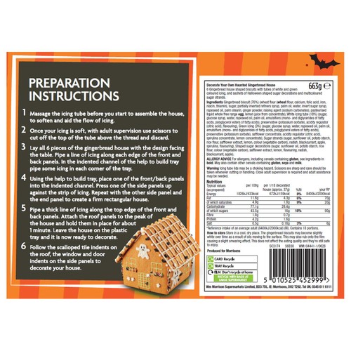 Morrisons Gingerbread Haunted House Kit  642g