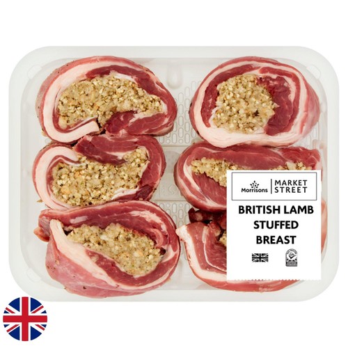Morrisons British Spring Lamb Stuffed Breast 340g