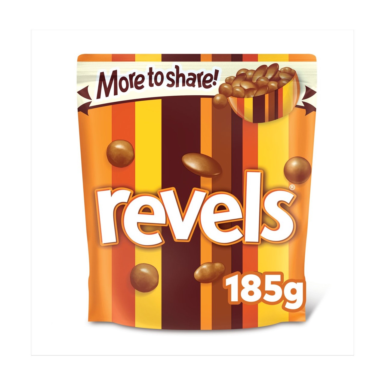 Revels Milk Chocolate More to Share Pouch Bag 185g