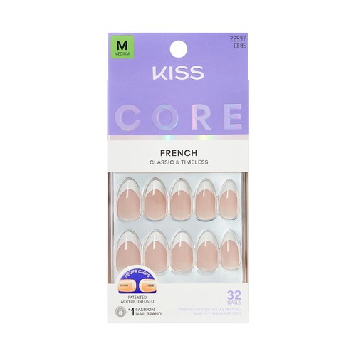 Kiss Core French Nails - Curiosity 27g