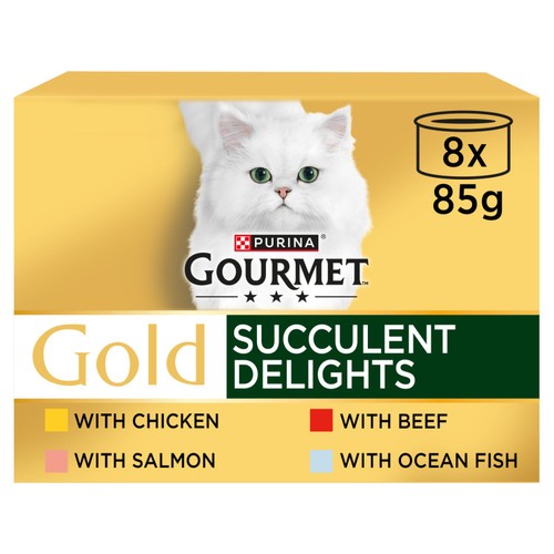 Gourmet Gold Succulent Delights Wet Cat Food 