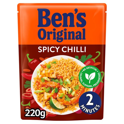 Ben's Original Spicy Chilli Microwave Rice 