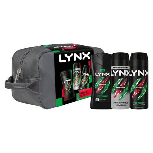 Lynx Africa Washbag Gift Set