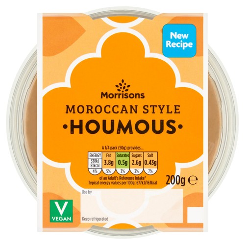 Morrisons moroccan style houmous