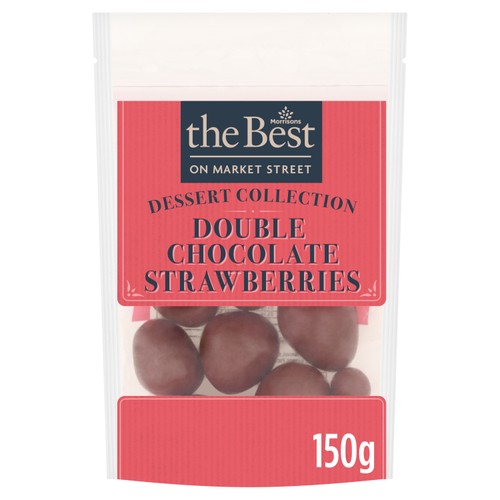 Morrisons The Best Double Chocolate Freeze Dried Strawberries 150g