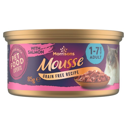 Morrisons Adult Cat Premium Luxury Food Salmon