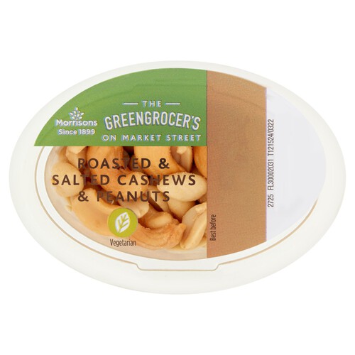 Morrisons Roasted & Salted Cashews & Peanuts