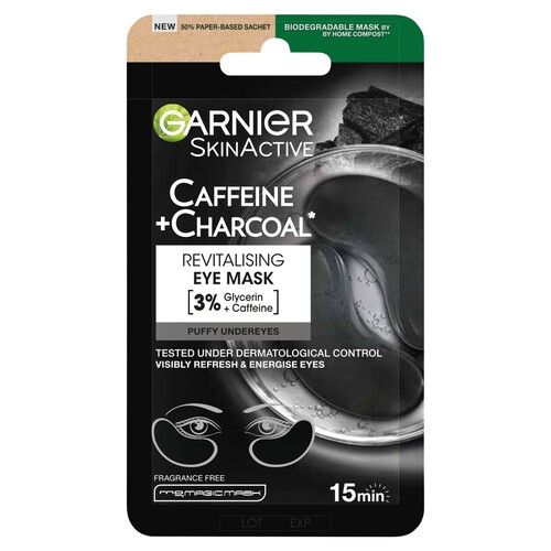 Garnier Caffeine & Charcoal Eye Mask