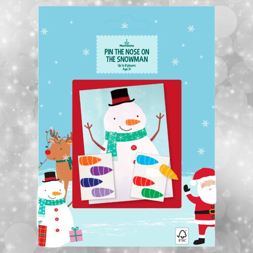 Morrisons Pin The Nose On The Snowman Game