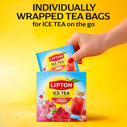 Lipton Ice Tea Infuse Raspberry & Hibiscus 10 Bags 35g