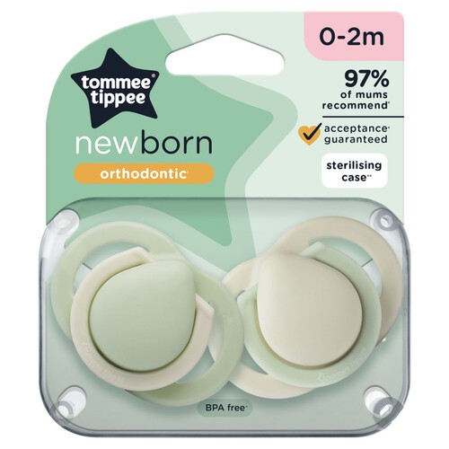 Tommee Tippee Newborn Soothers 0-2 Month 