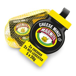 Marmite & Aged Red Leicester Cheese Wedge 150g
