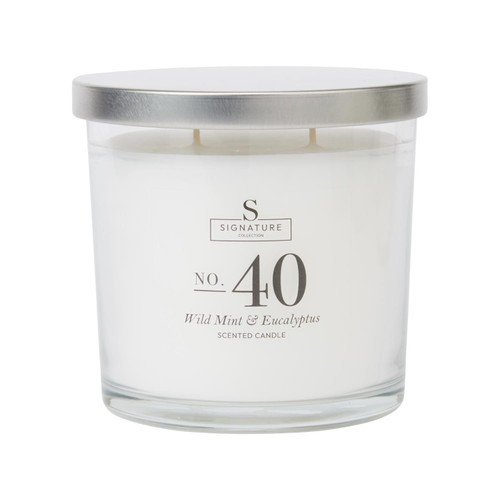 Home Style Signature Luxury Scented Candle Wild Mint & Eucalyptus