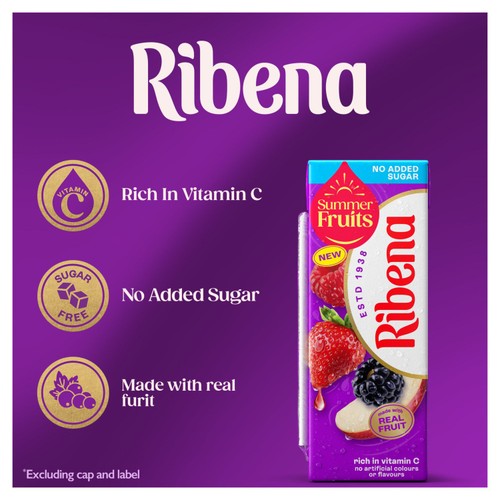 Ribena Summer Fruits 6X250 ML