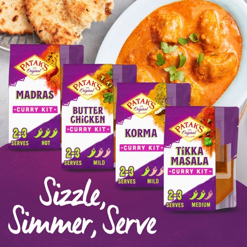 Patak's Korma Indian Curry Sauce Meal Kit 270g