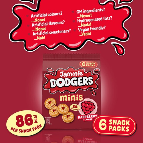 Jammie Dodgers Biscuit Mini 6 Pack