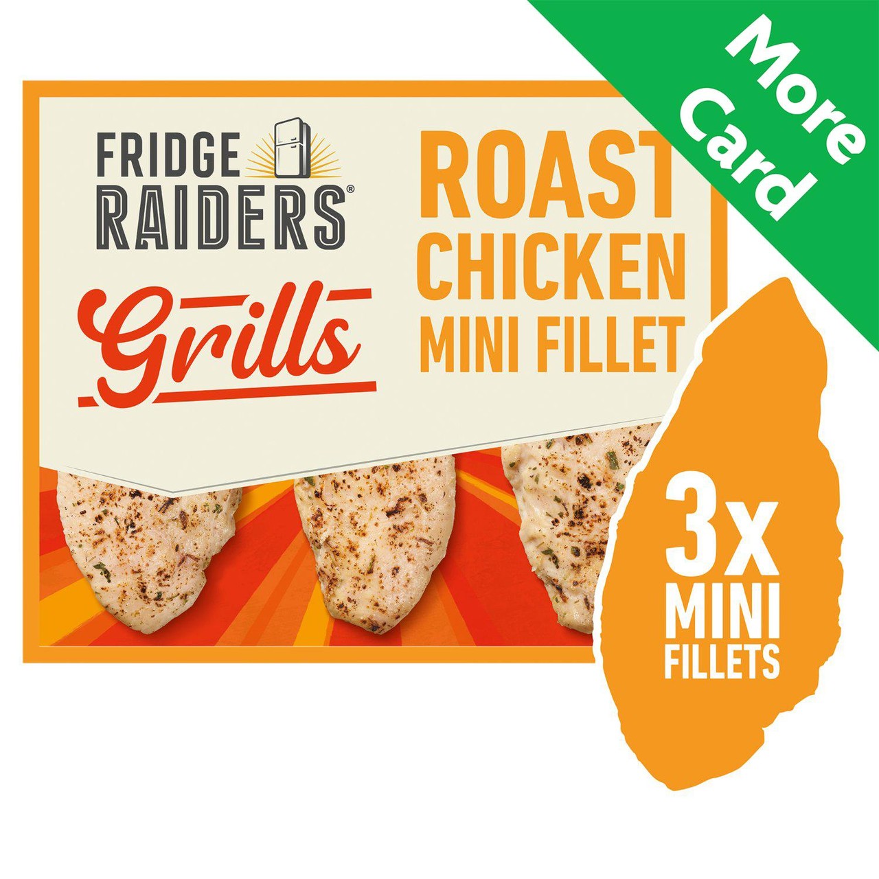 Fridge Raiders Grills Roast Chicken Mini Snack Fillets 3x35g