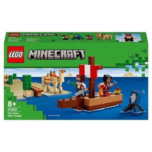 Lego Minecraft The Pirate Ship Voyage 21259