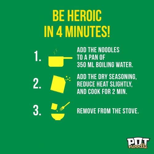 Pot Noodle Chicken & Mushroom Block 