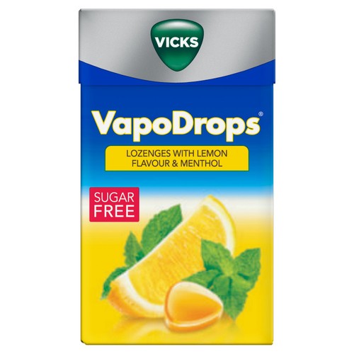 Vicks Lemon Throat Lozenges Carton 40g