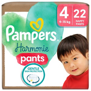 Pampers Harmonie Nappies Pull-On Size 4 Maxi  22 per pack