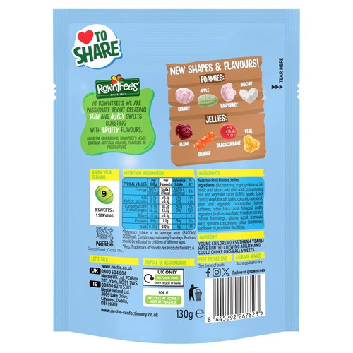 Rowntree'S Randoms Festive Pouch 130G