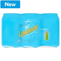 Morrisons Diet Lemonade 6 x 330ml