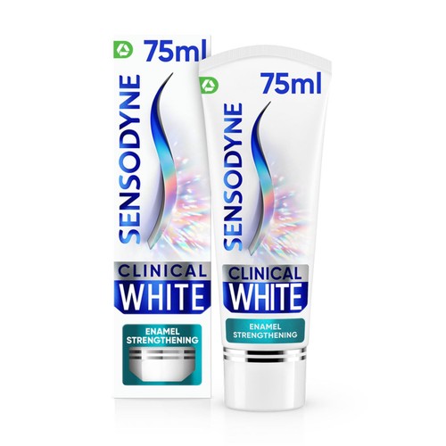Sensodyne Clinical White Whitening Toothpaste Enamel Strengthening 75ml