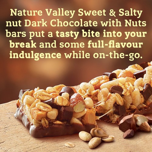 Nature Valley Sweet & Salty Nut Dark Chocolate with Peanuts Cereal Bars