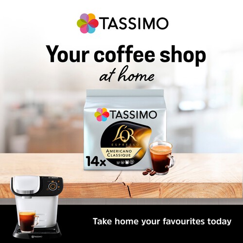 Tassimo L'OR Americano Classique Coffee Pods x14