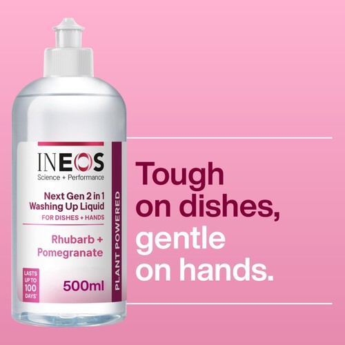 INEOS 2in1 Washing Up Liquid Rhubarb + Pomegranate