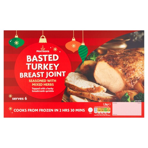 Morrisons Frozen Basted Turkey Breast Joint 