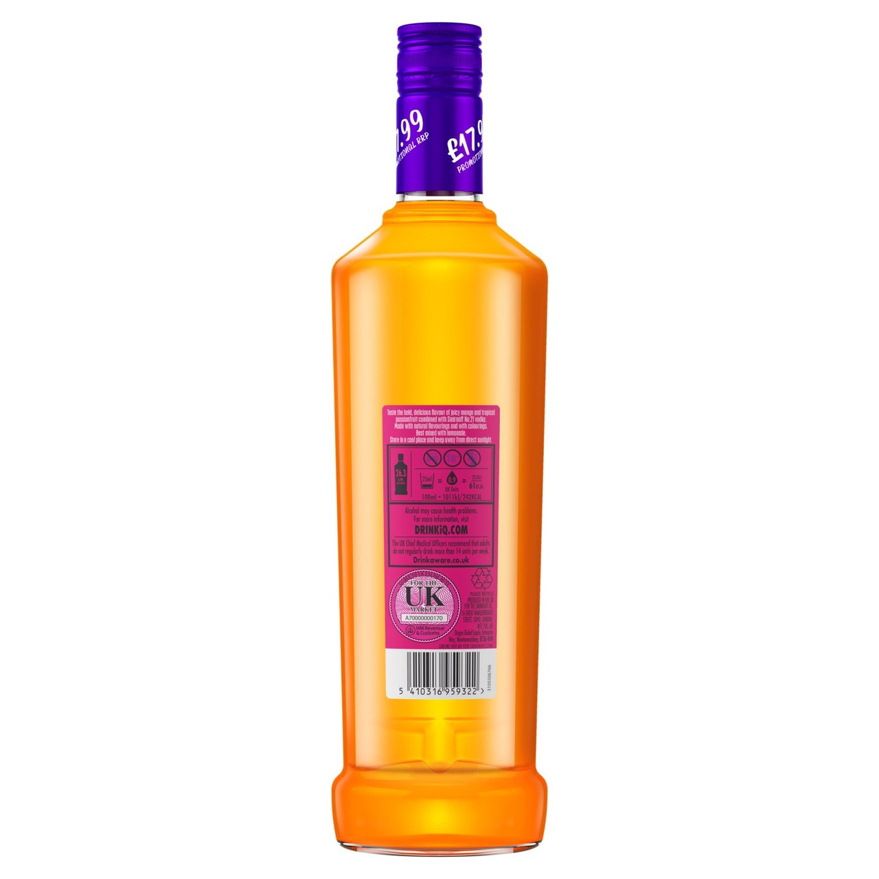 Buy Smirnoff Infusions Mango Passionfruit Twist 700ml Online With (same-day FREE Delivery*) In Australia At Everyday Low Prices - View #7