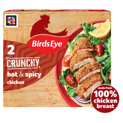 Birds Eye 2 Hot & Spicy Chicken in Breadcrumbs 180g