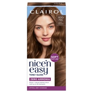 Clairol Nice'n Easy Tone + Gloss Semi Permanent Hair Dye - 611/75 Light Ash Brown