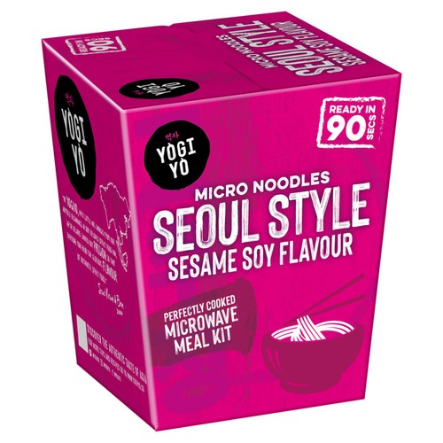 Yogiyo Korean Style Sesame Soy Flavour Micro Noodles