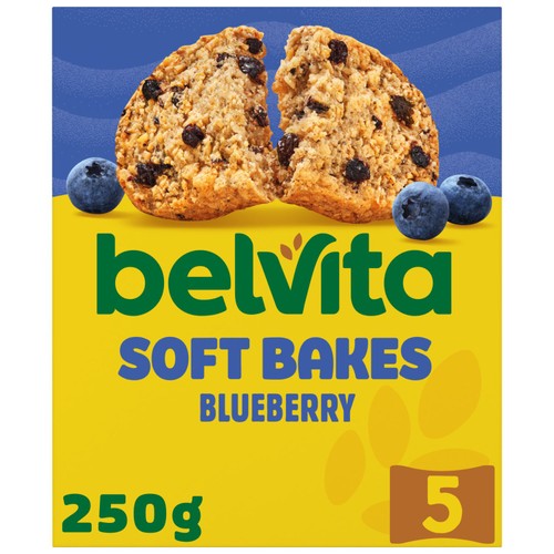 Belvita Soft Bakes Blueberry Cereal Snack Bars Multipack