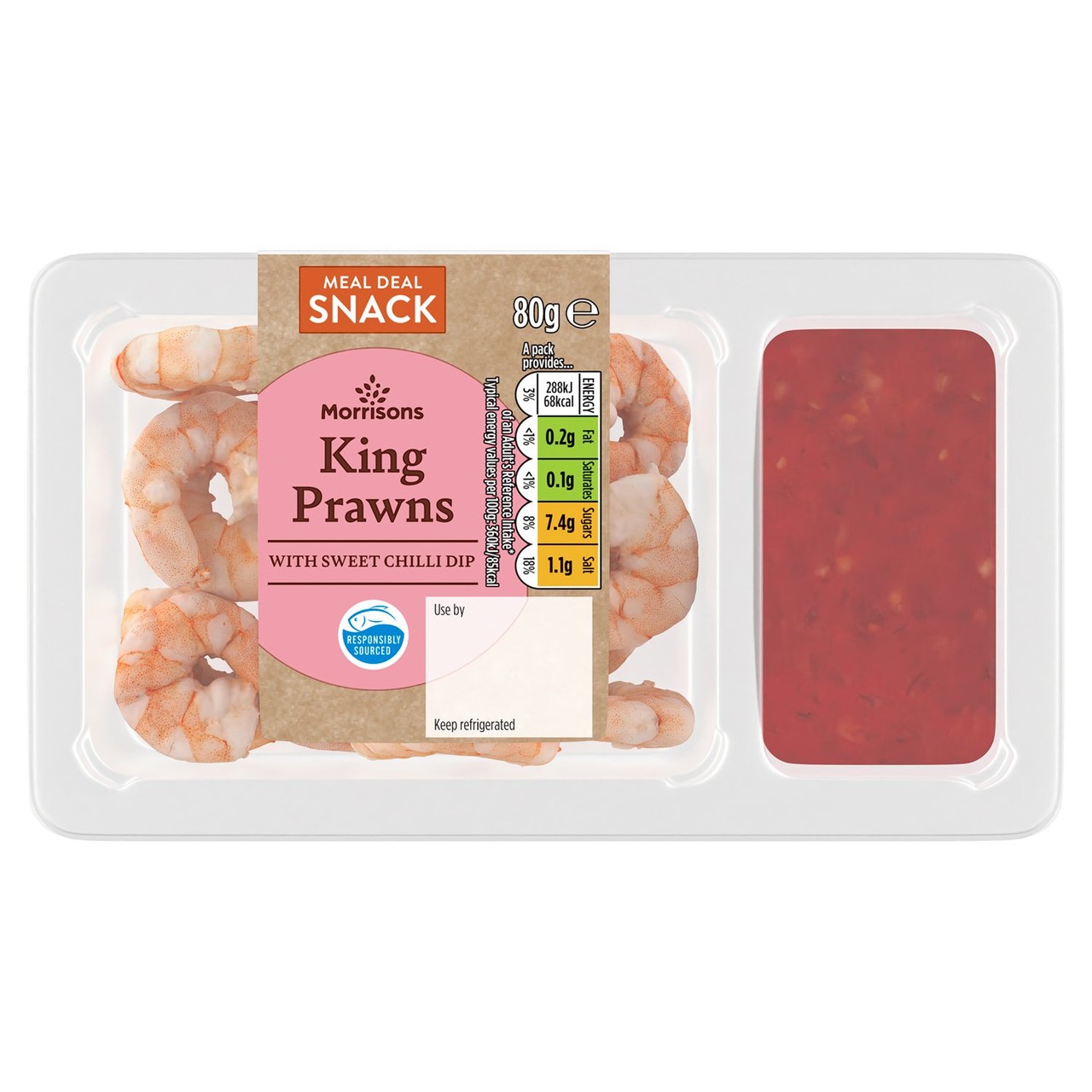 Morrisons King Prawns With A Sweet Chilli Dip
